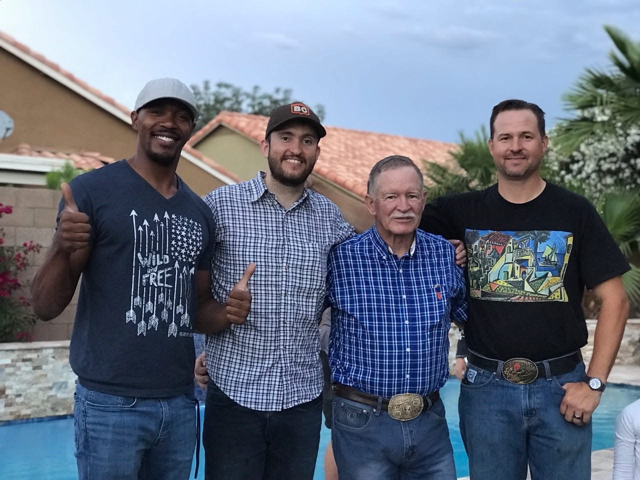 Parker brothers and Dad